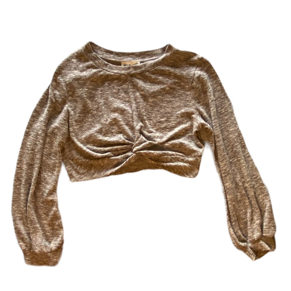 Whiteroom & Cactus Twisted Soft Gray Sweater Size M Great Loved Condition!